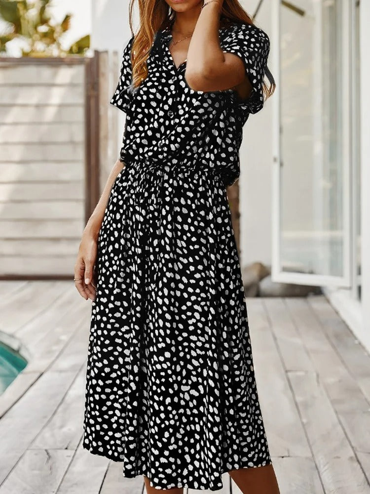 Airy Summer Dress with Print – Comfortable &amp; Stylish