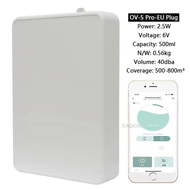 500ml Slimme Geurverspreider - Essentiële Olie Diffuser-Novormo