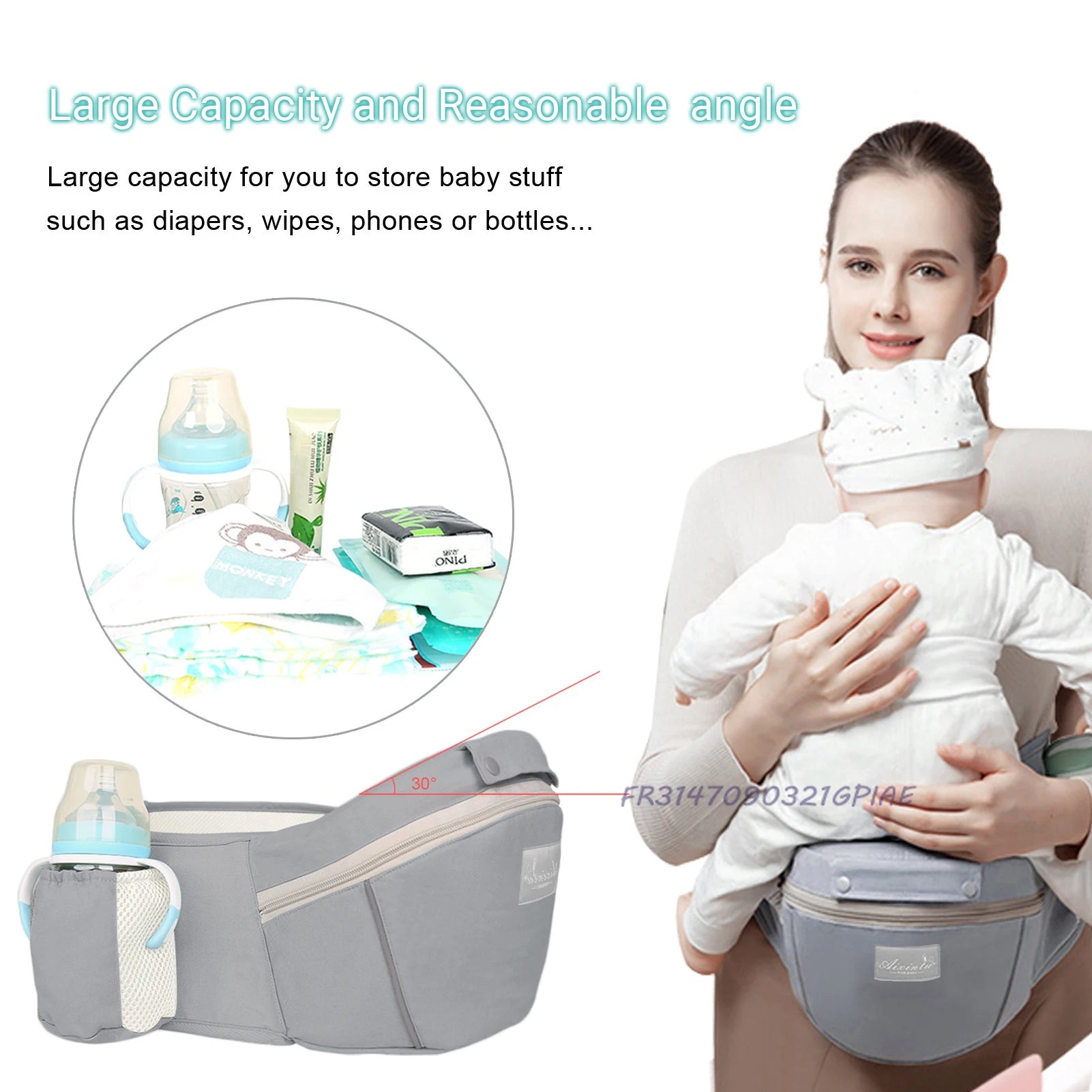 Baby Draagzak – Ergonomisch & Multifunctioneel-Novormo