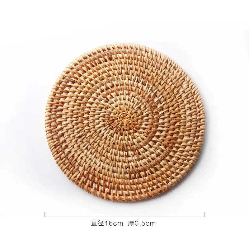 Natural Wicker Coaster – Stylish Protection for Your Table
