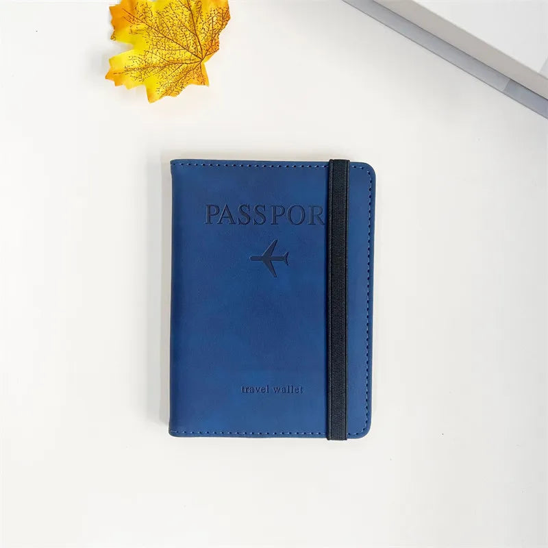 Vintage RFID Passport Holder for Safe and Stylish Travel