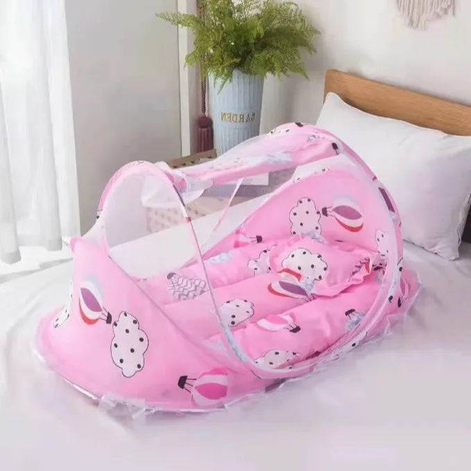Folding Baby Bed with Protective Mosquito Net