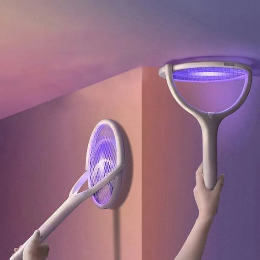 5-in-1 Elektrisch Muggenracket - Snellader & Veilig-Novormo