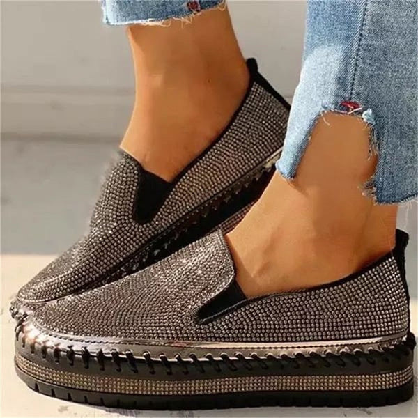 Women's Slip-On Shoes with Glitter