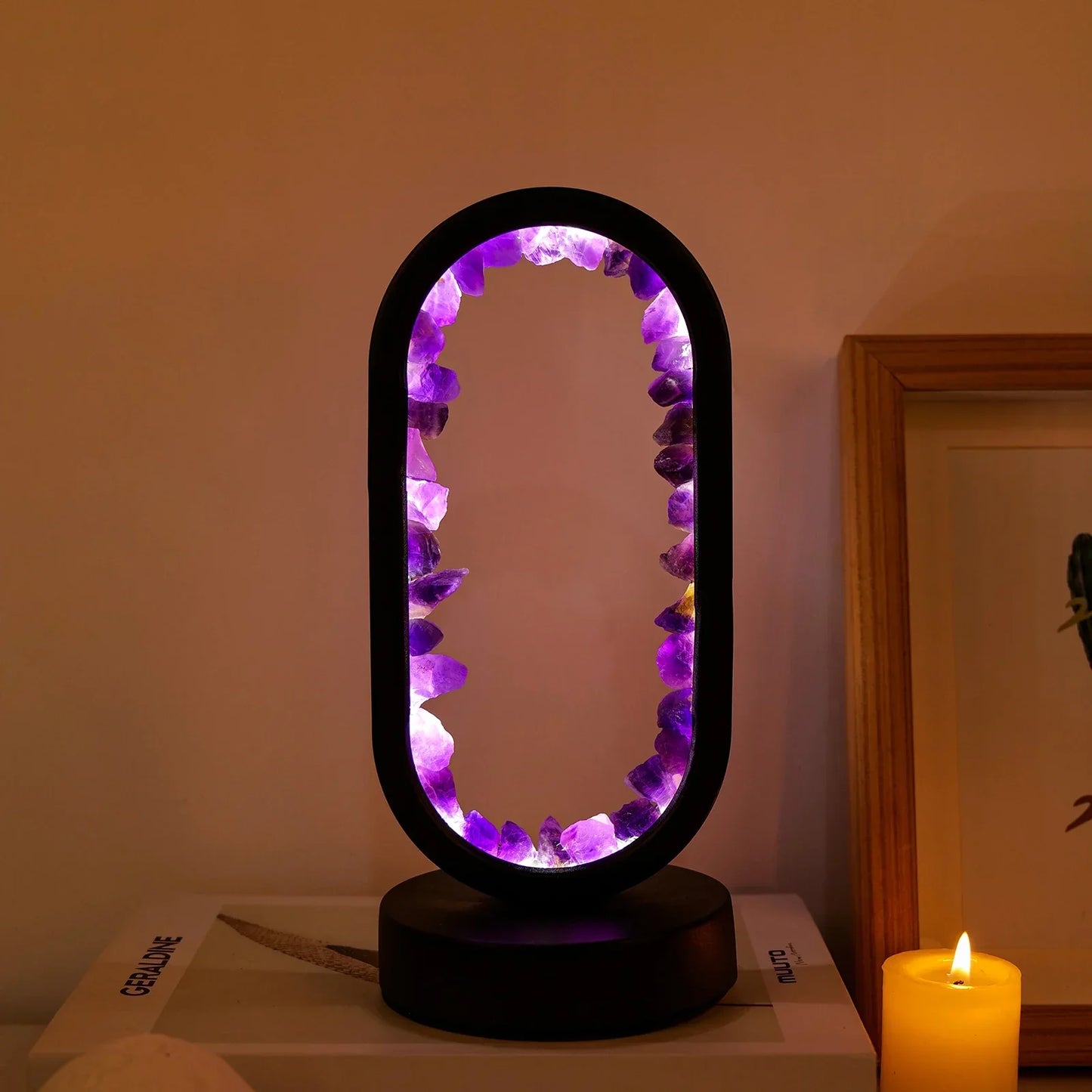 Amethyst Lamp – Natural Crystal Lamp with Soothing Glow