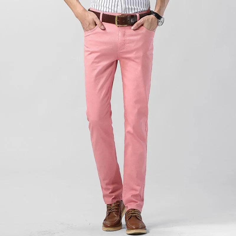Trendy Colored Men's Trousers - Stylish and Comfortable