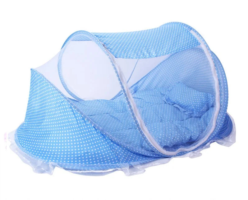 Folding Baby Bed with Protective Mosquito Net
