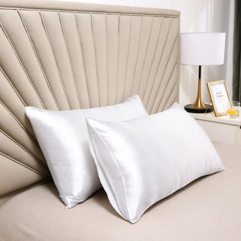 Silk Pillowcase – Cooling &amp; Hypoallergenic for Sensitive Skin 