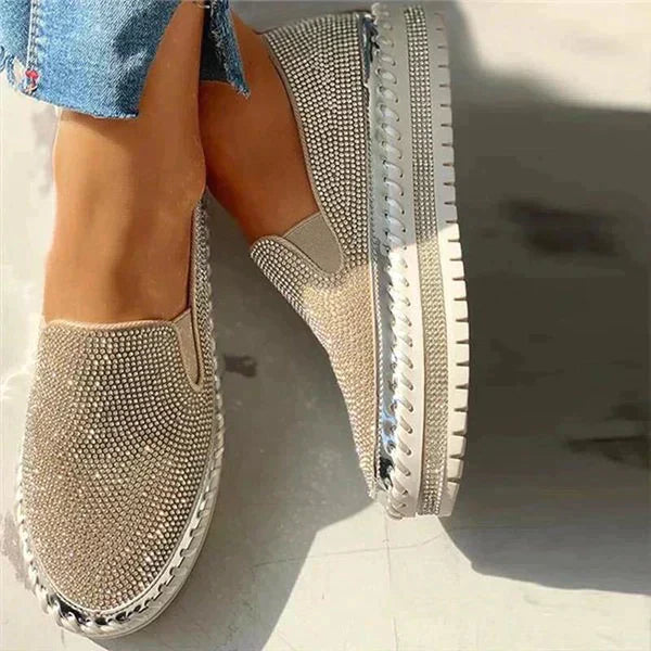 Women's Slip-On Shoes with Glitter