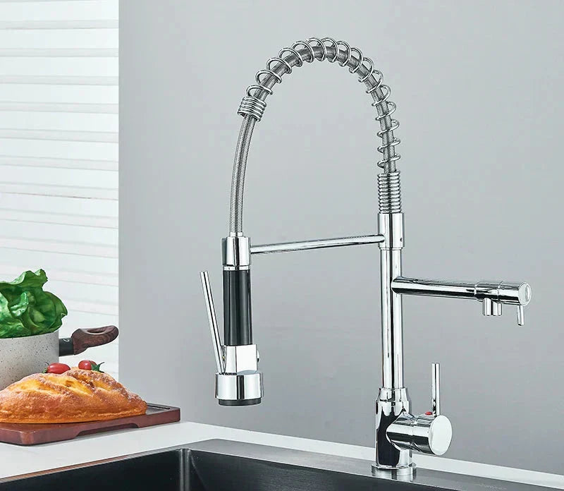 Swivel Kitchen Faucet with 360° Flexible Swivel Function