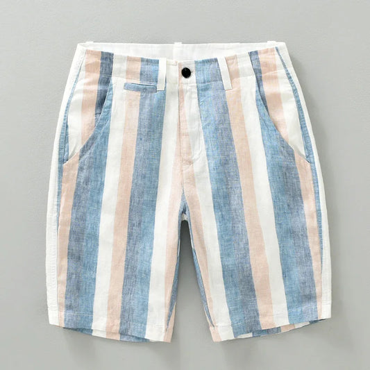 Breezy Linen Men's Shorts – Ideal for Warm Summer Days