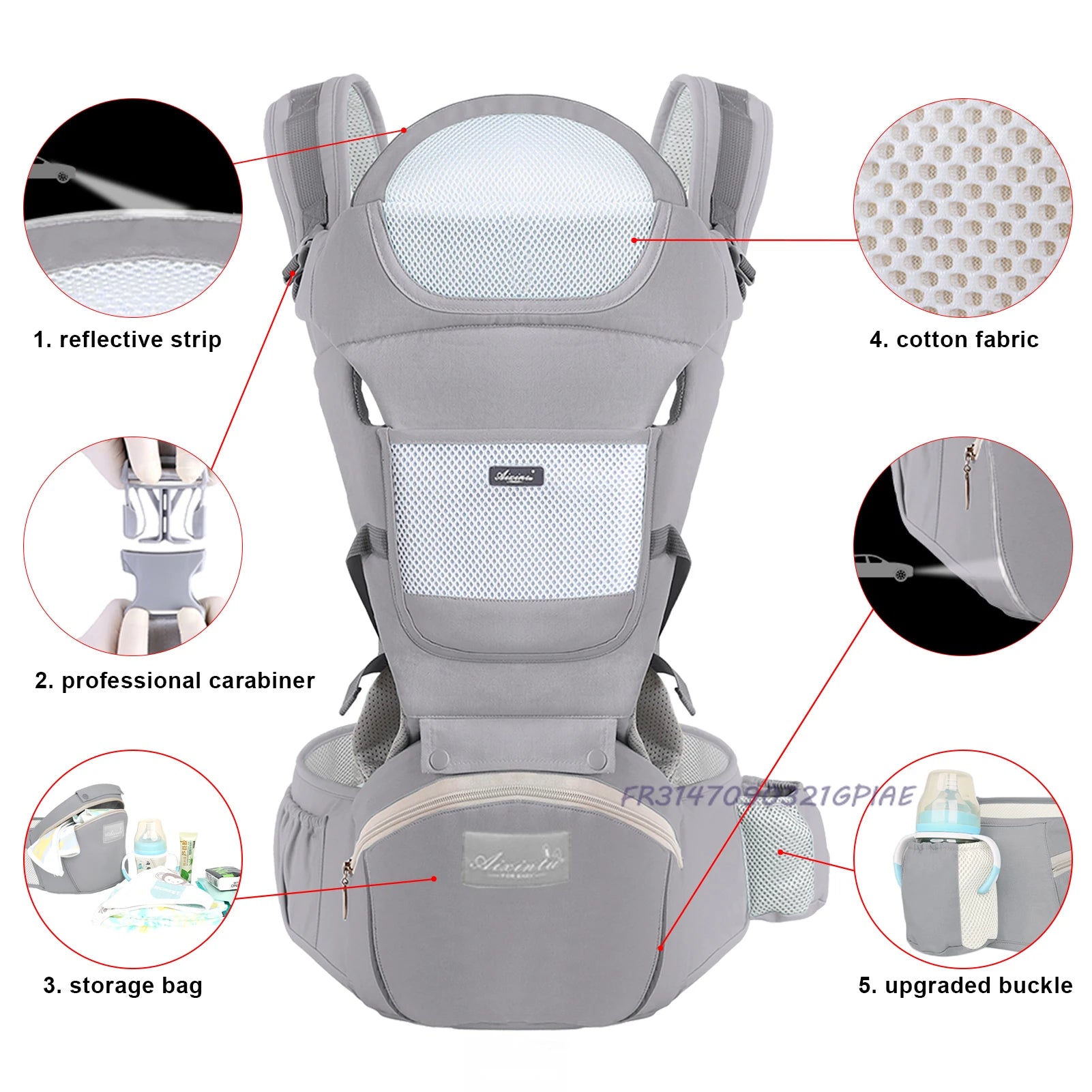 Baby Draagzak – Ergonomisch & Multifunctioneel-Novormo