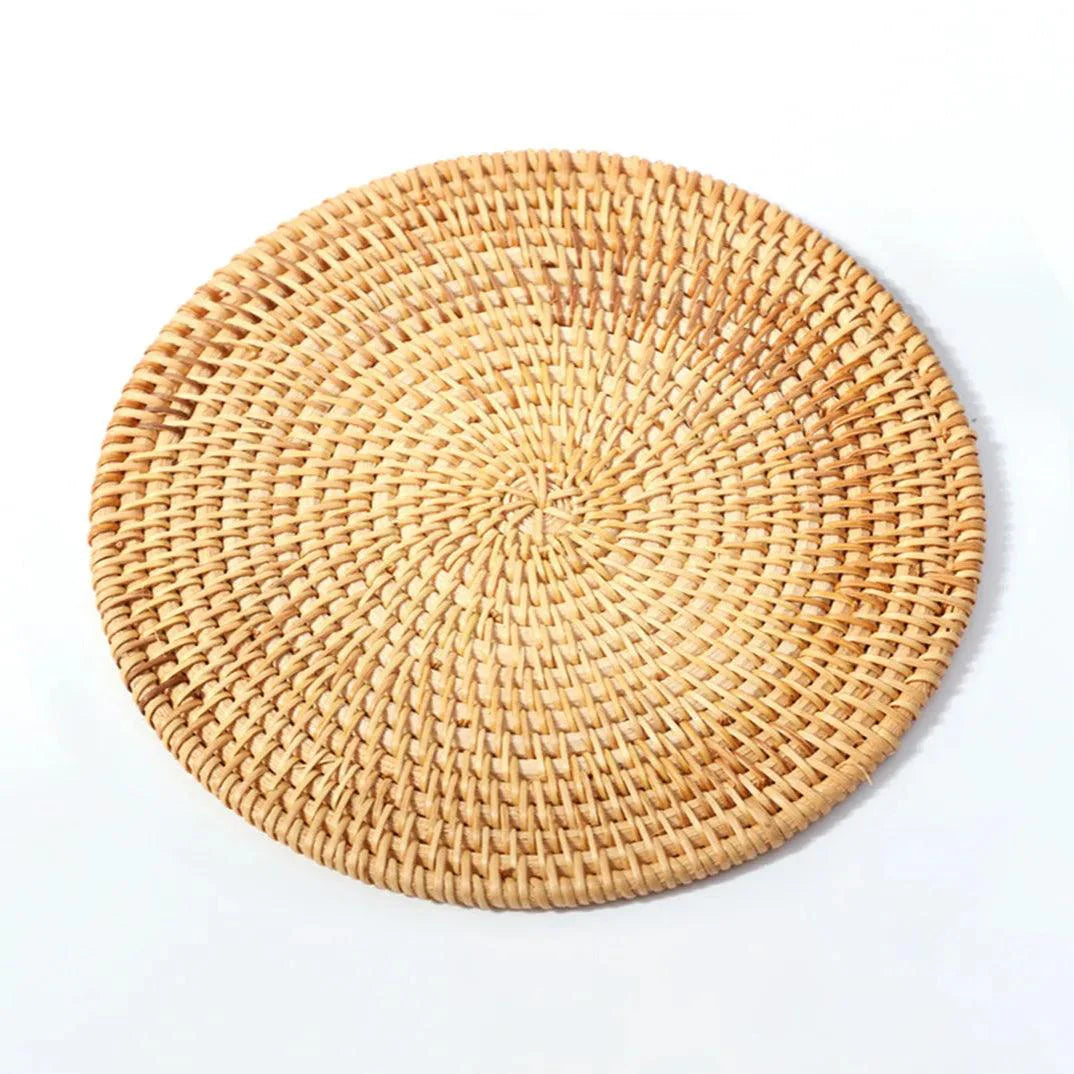 Natural Wicker Coaster – Stylish Protection for Your Table