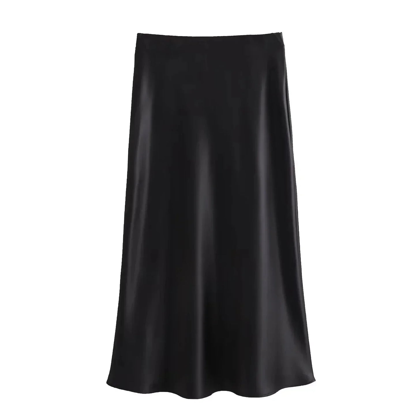 Satin Maxi Skirt - Elegant &amp; Comfortable