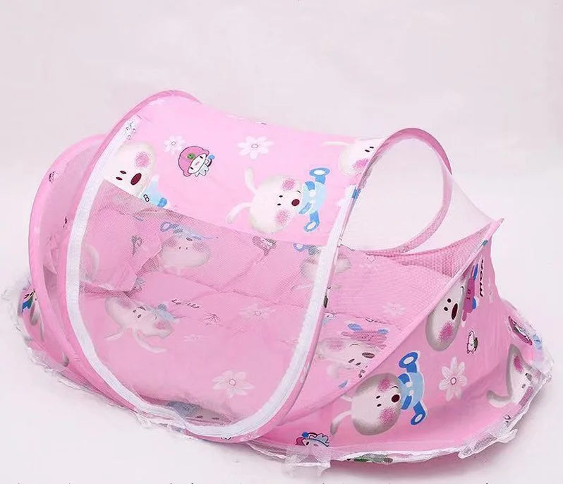 Folding Baby Bed with Protective Mosquito Net
