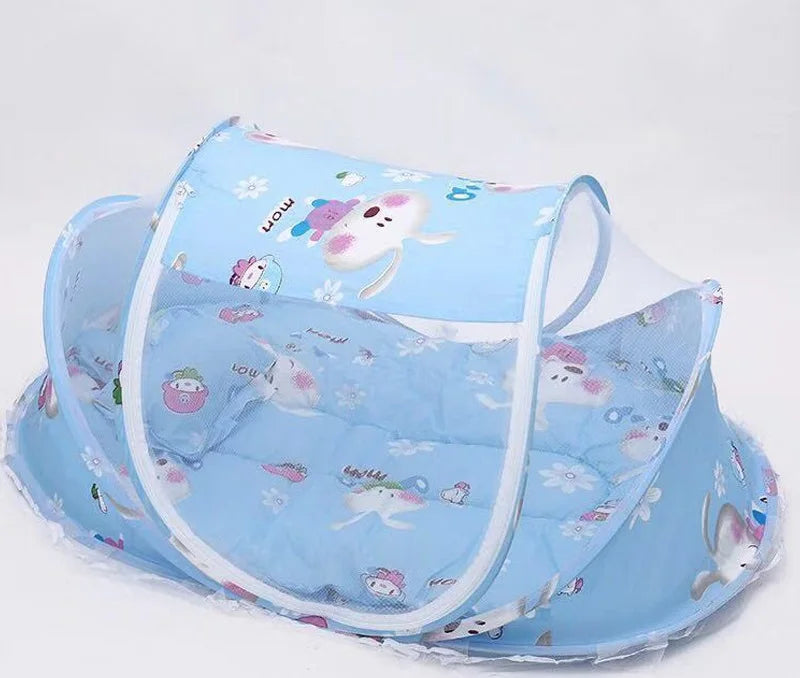 Folding Baby Bed with Protective Mosquito Net