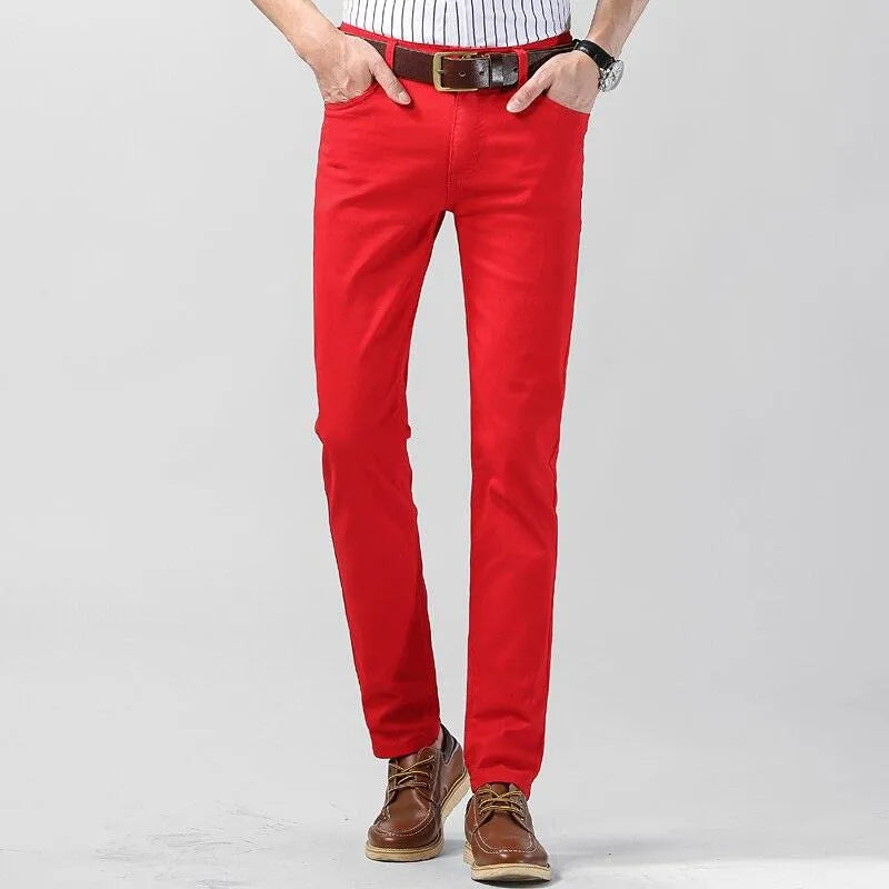 Trendy Colored Men's Trousers - Stylish and Comfortable