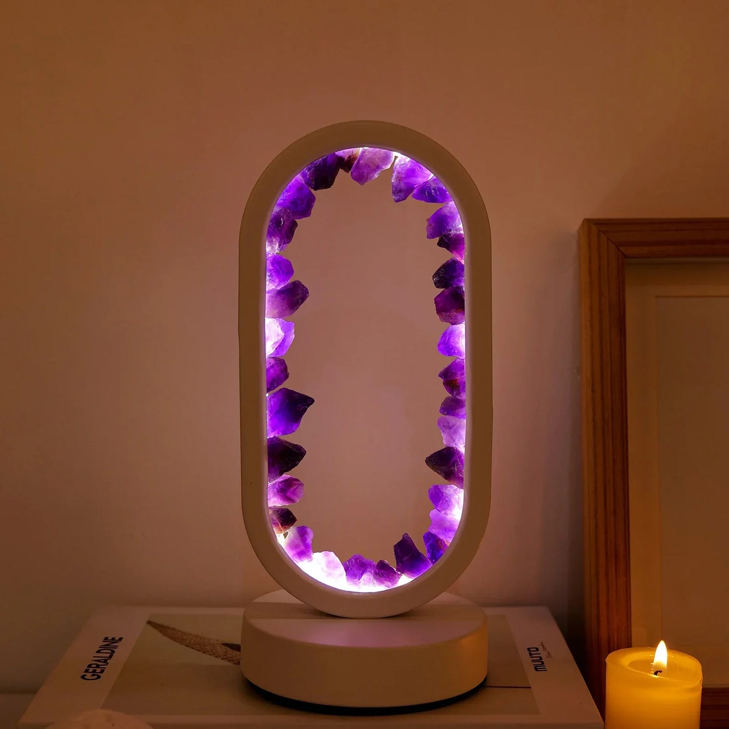 Amethyst Lamp – Natural Crystal Lamp with Soothing Glow
