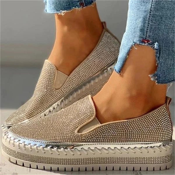 Women's Slip-On Shoes with Glitter