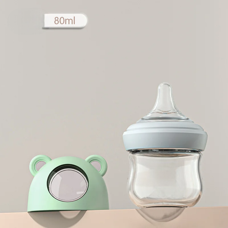 Glazen Babyfles 240ml – BPA-vrij & Anti-Koliek-Novormo