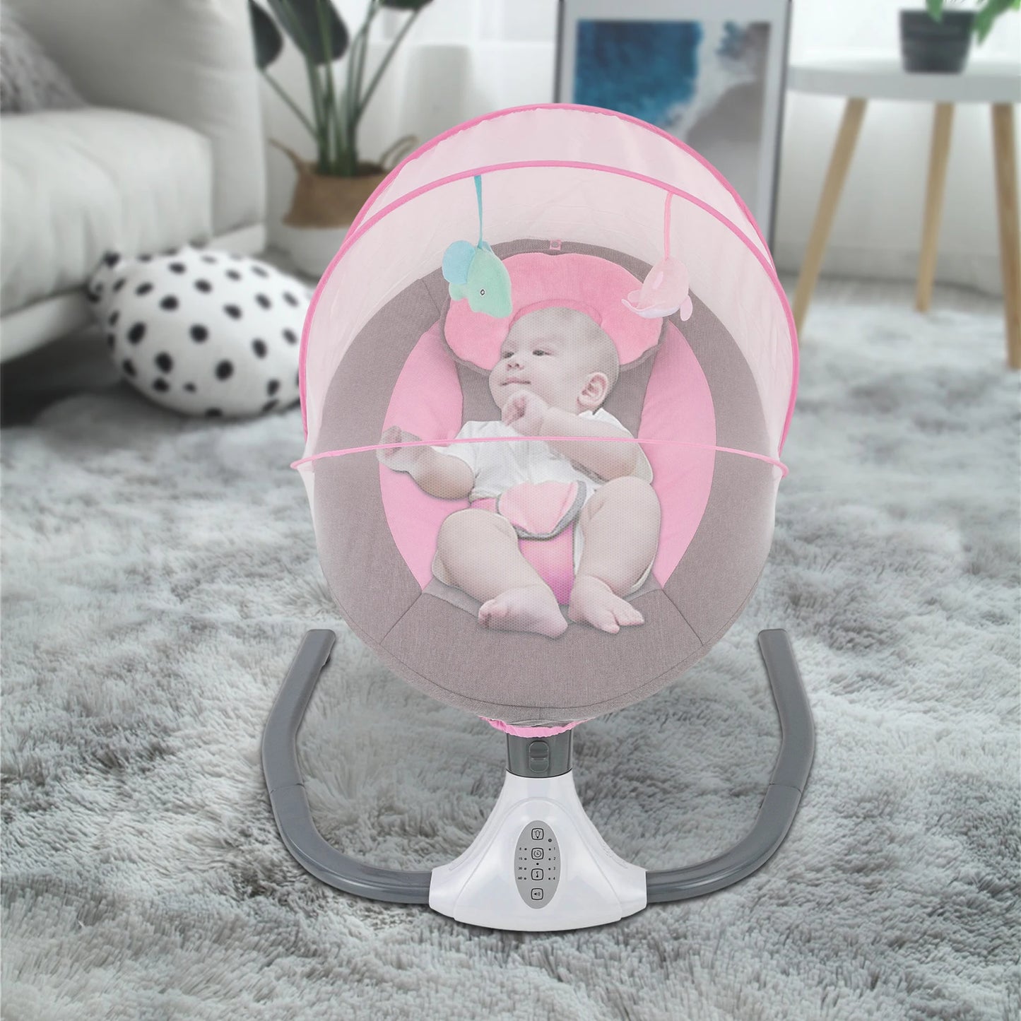 Baby Schommelstoel – Elektrisch & Met Afstandsbediening-Novormo