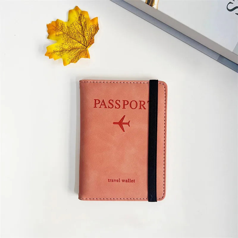 Vintage RFID Passport Holder for Safe and Stylish Travel