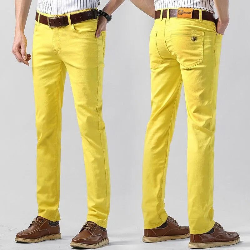 Trendy Colored Men's Trousers - Stylish and Comfortable