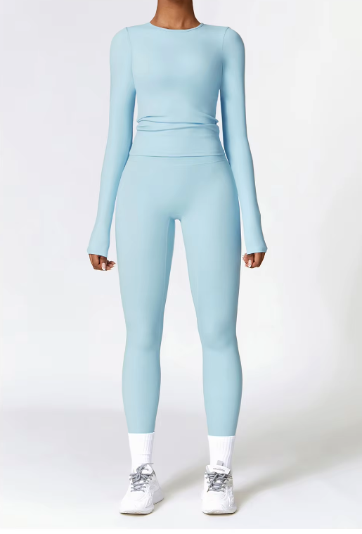 Women's Sporty 2-Piece Set with Stretch and Quick-Drying Material 