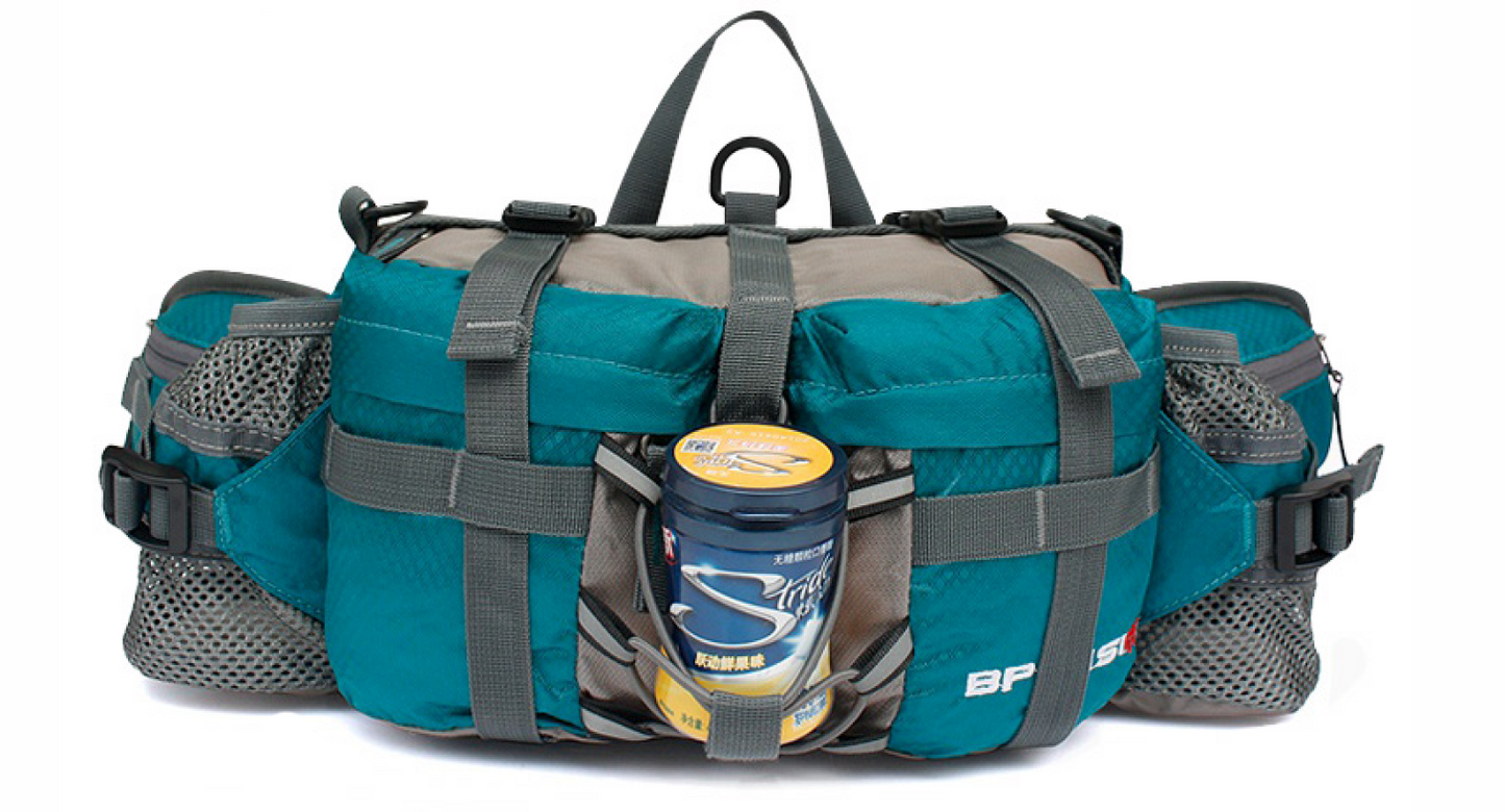 Lightweight Outdoor Waist Pack with Multiple Pockets