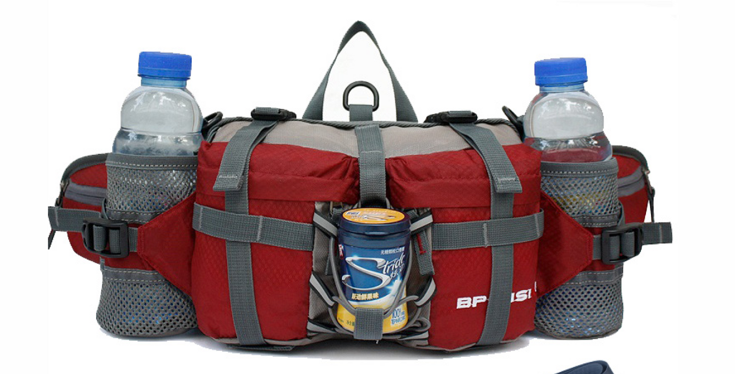 Lightweight Outdoor Waist Pack with Multiple Pockets