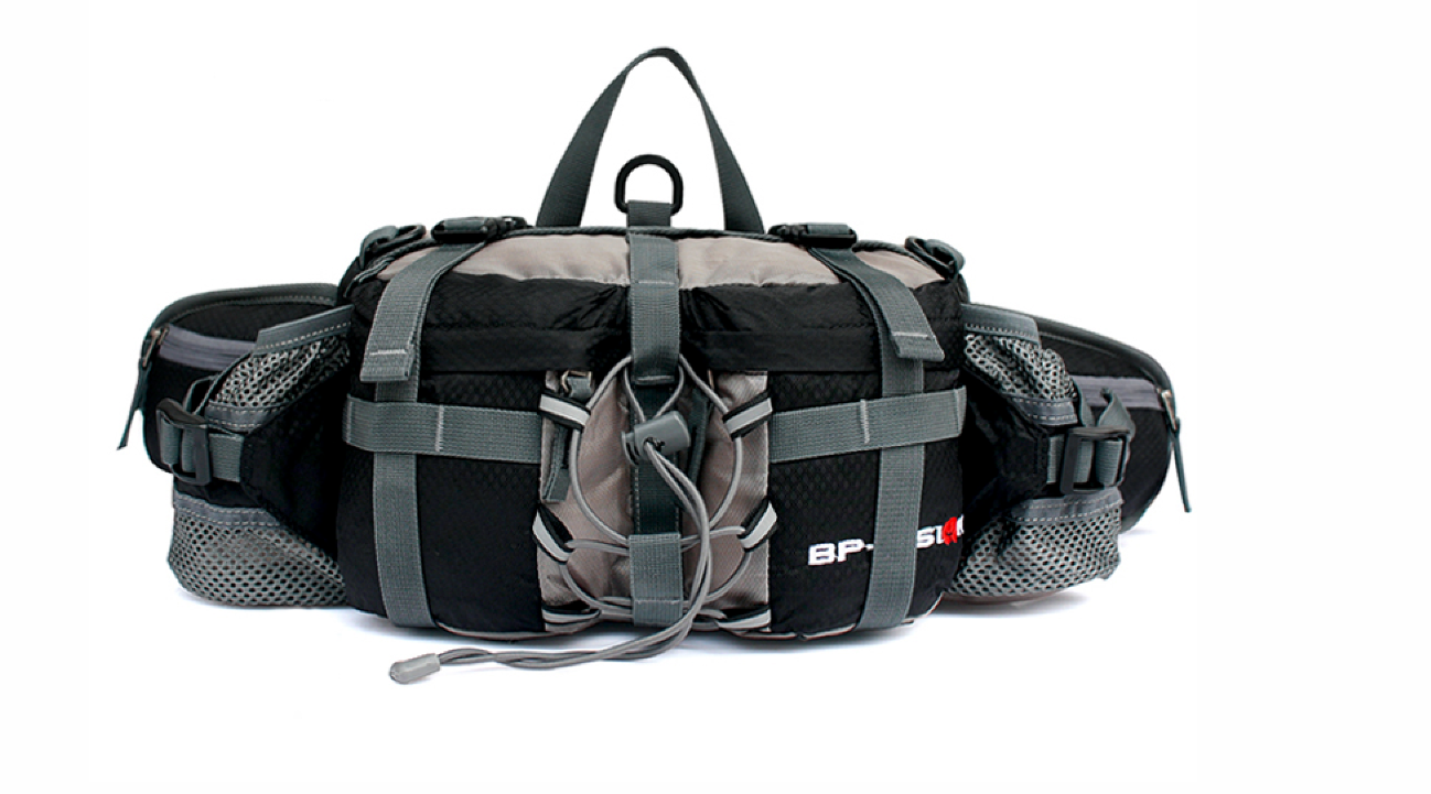 Lightweight Outdoor Waist Pack with Multiple Pockets
