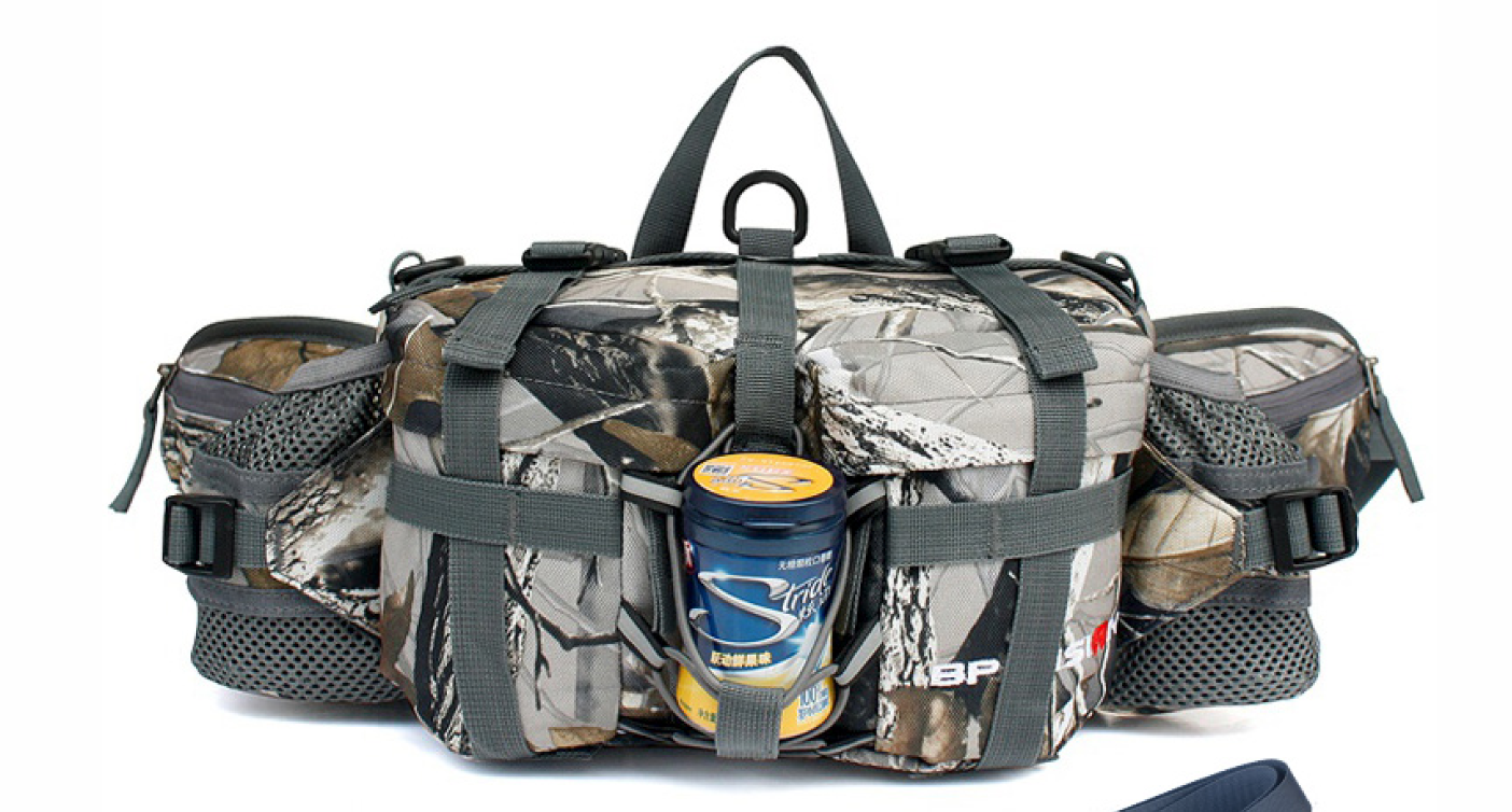 Lightweight Outdoor Waist Pack with Multiple Pockets