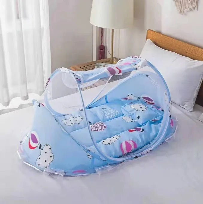 Folding Baby Bed with Protective Mosquito Net