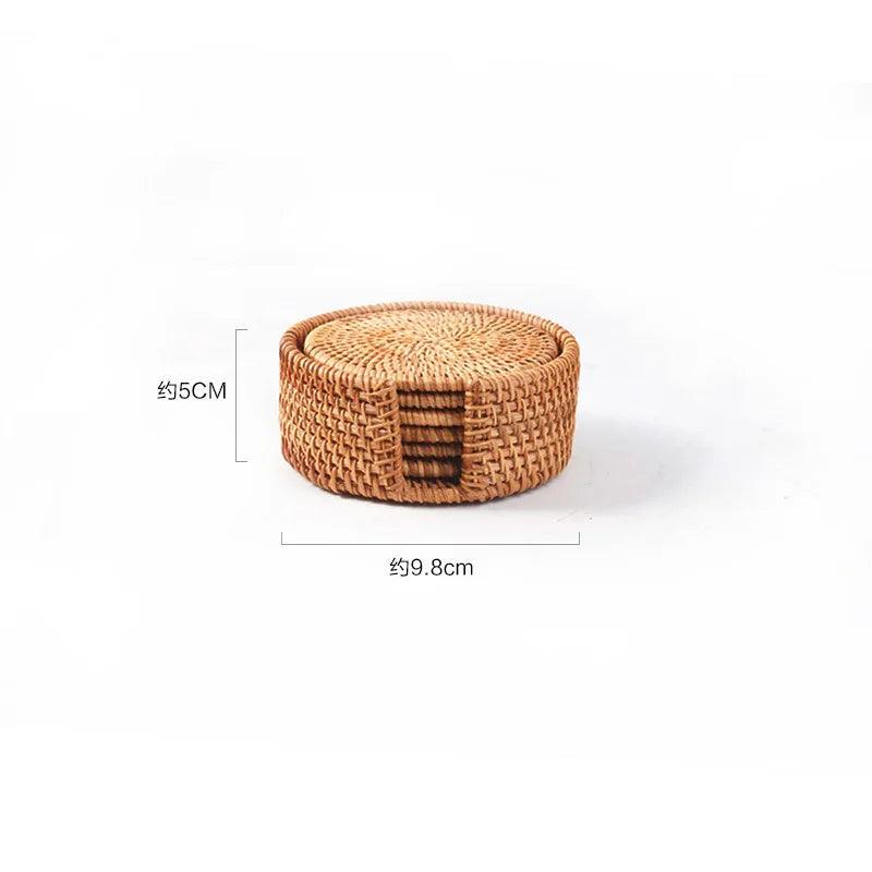 Natural Wicker Coaster – Stylish Protection for Your Table