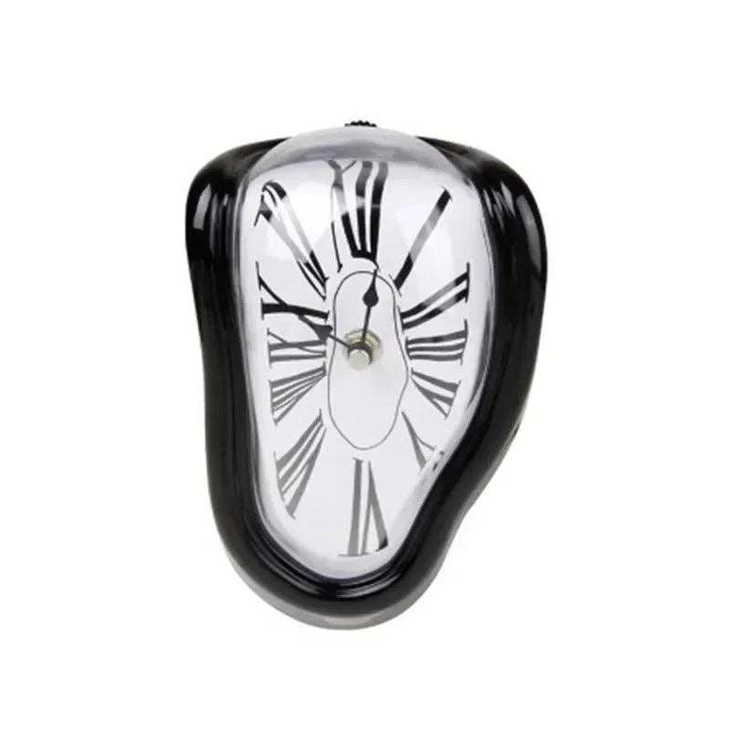 Melting Wall Clock in Surreal Style – Unique Design for Home or Garden