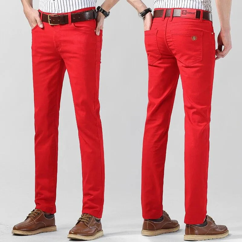 Trendy Colored Men's Trousers - Stylish and Comfortable