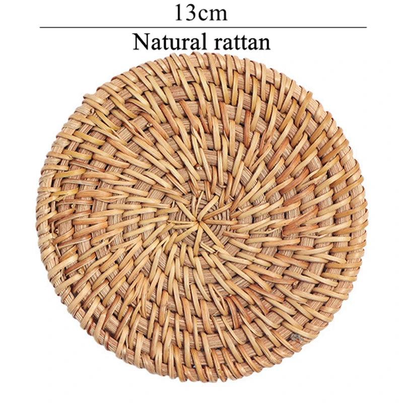 Natural Wicker Coaster – Stylish Protection for Your Table