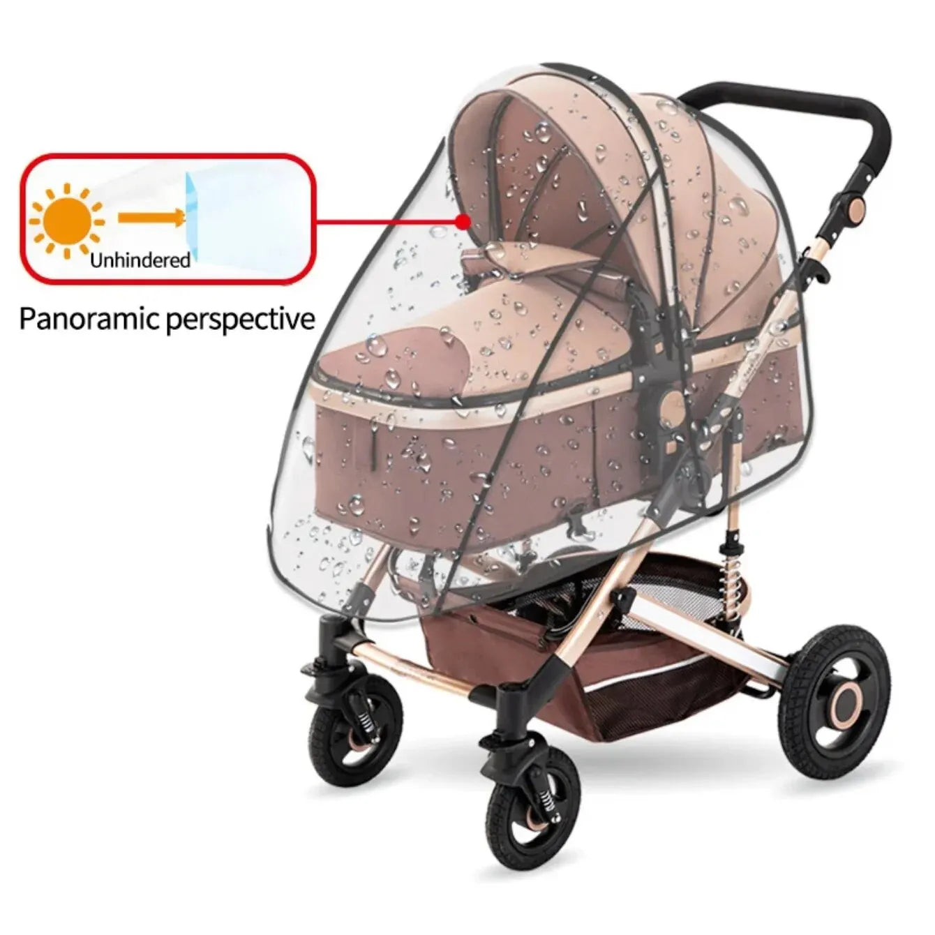 Kinderwagen Regenhoes – Waterdicht & Universeel-Novormo