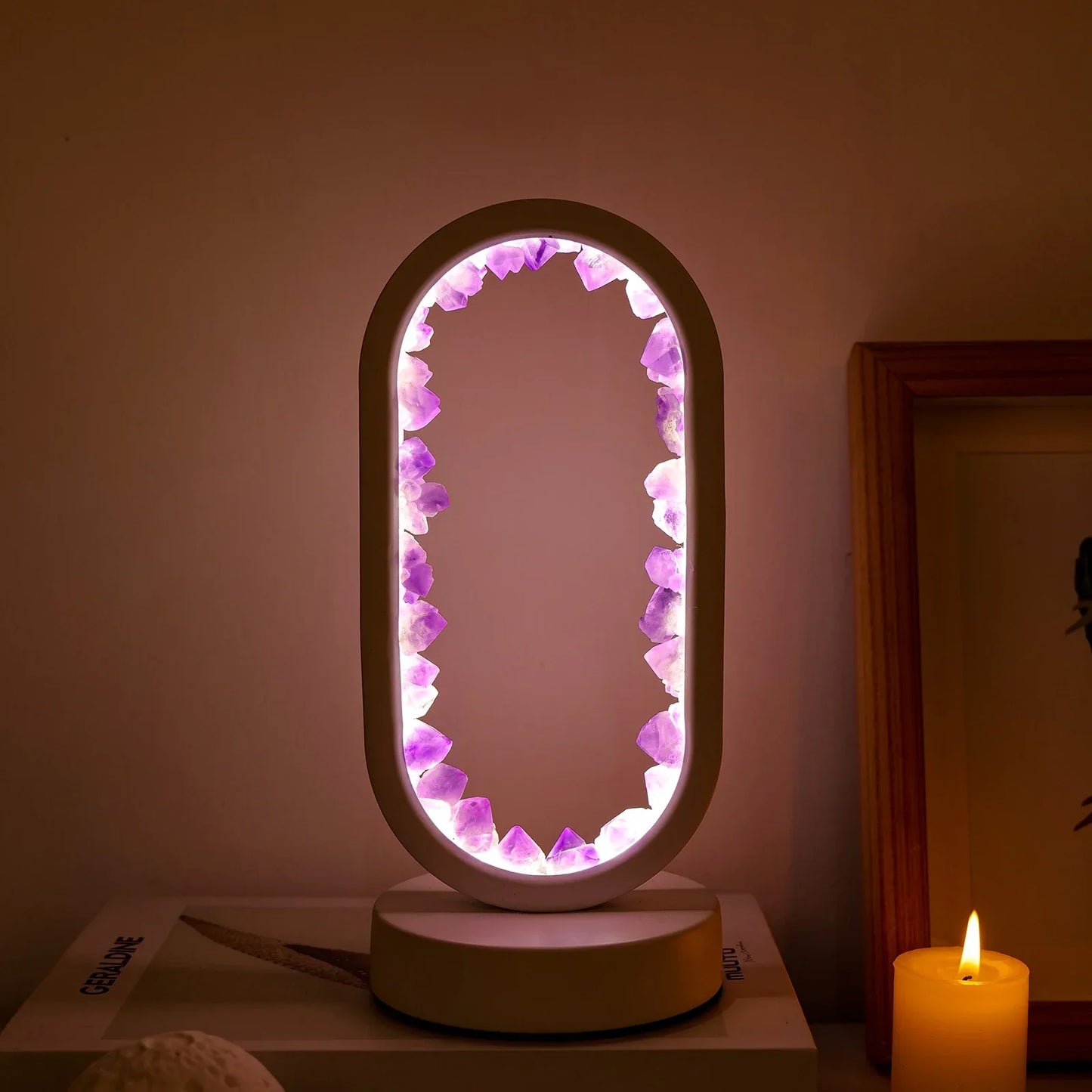 Amethyst Lamp – Natural Crystal Lamp with Soothing Glow