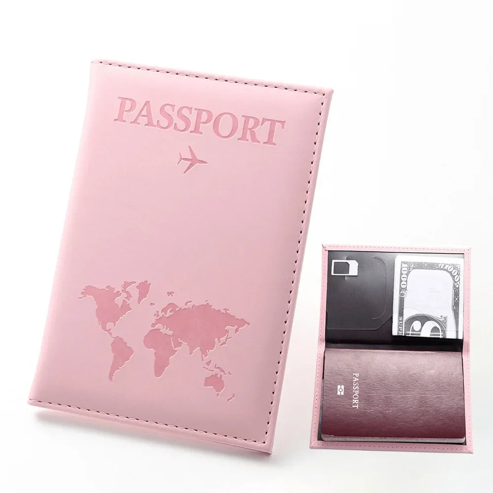 Vintage RFID Passport Holder for Safe and Stylish Travel