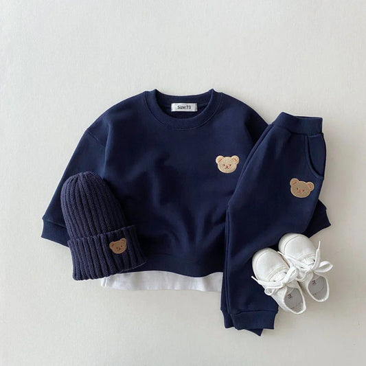 Cute Bear Print Kids Outfit – Comfortable and Playful Everyday Outfit