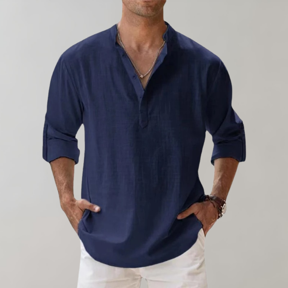 Oversized Linen Shirt for Men – Cool &amp; Breathable Design 