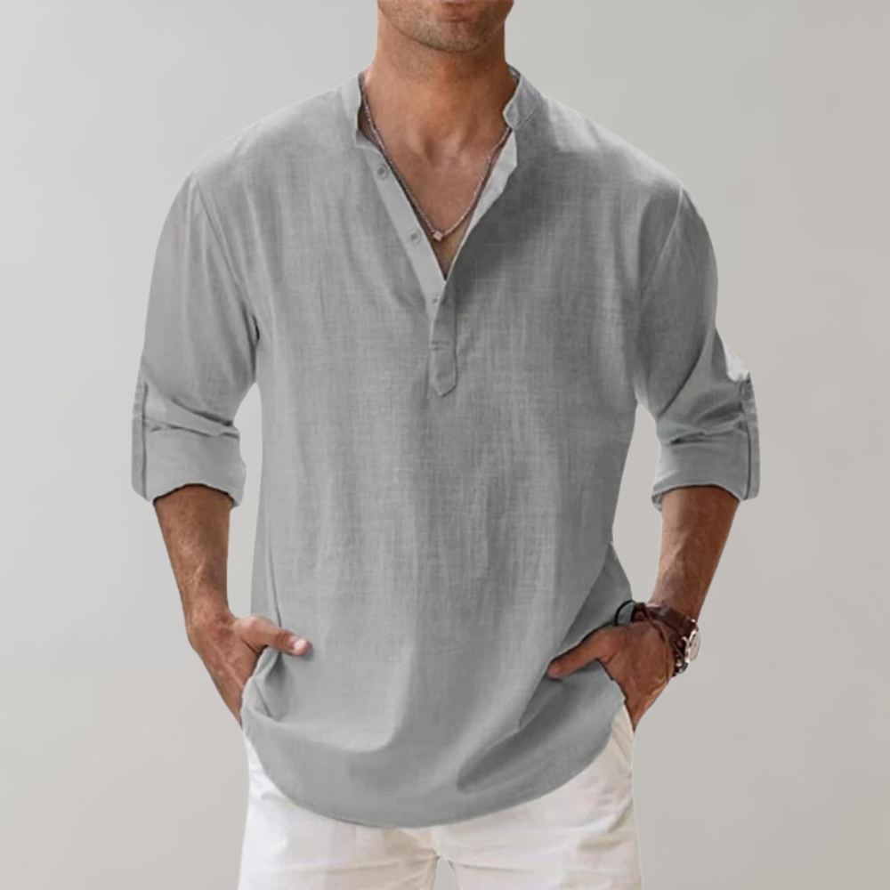Oversized Linen Shirt for Men – Cool &amp; Breathable Design 