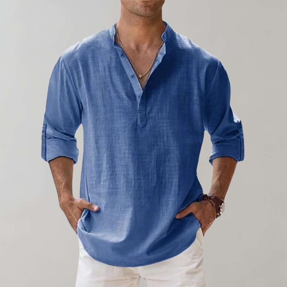 Oversized Linen Shirt for Men – Cool &amp; Breathable Design 