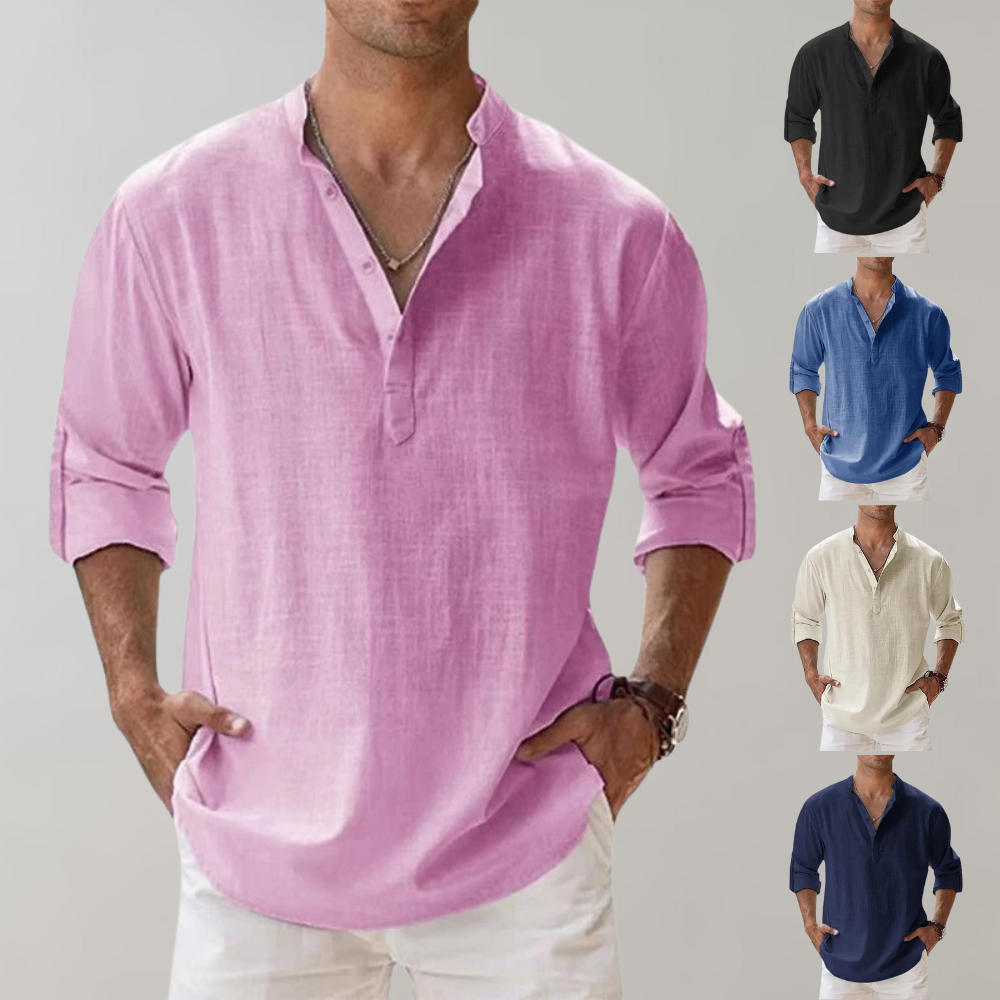 Oversized Linen Shirt for Men – Cool &amp; Breathable Design 