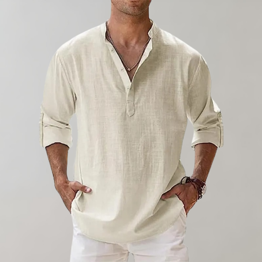 Oversized Linen Shirt for Men – Cool &amp; Breathable Design 