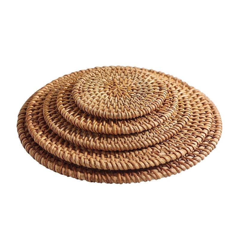 Natural Wicker Coaster – Stylish Protection for Your Table