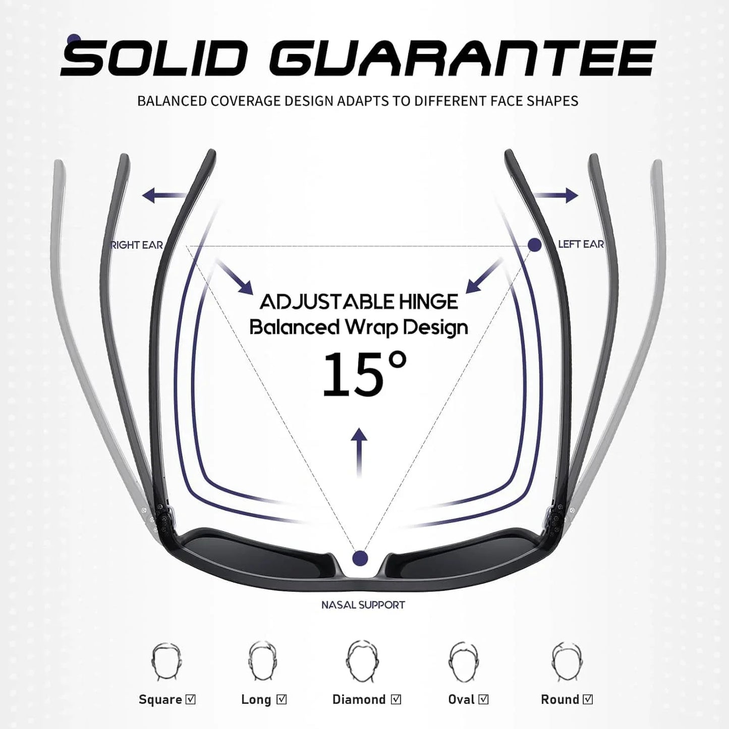 3-Pack Polarized Sunglasses – UV400 Protection