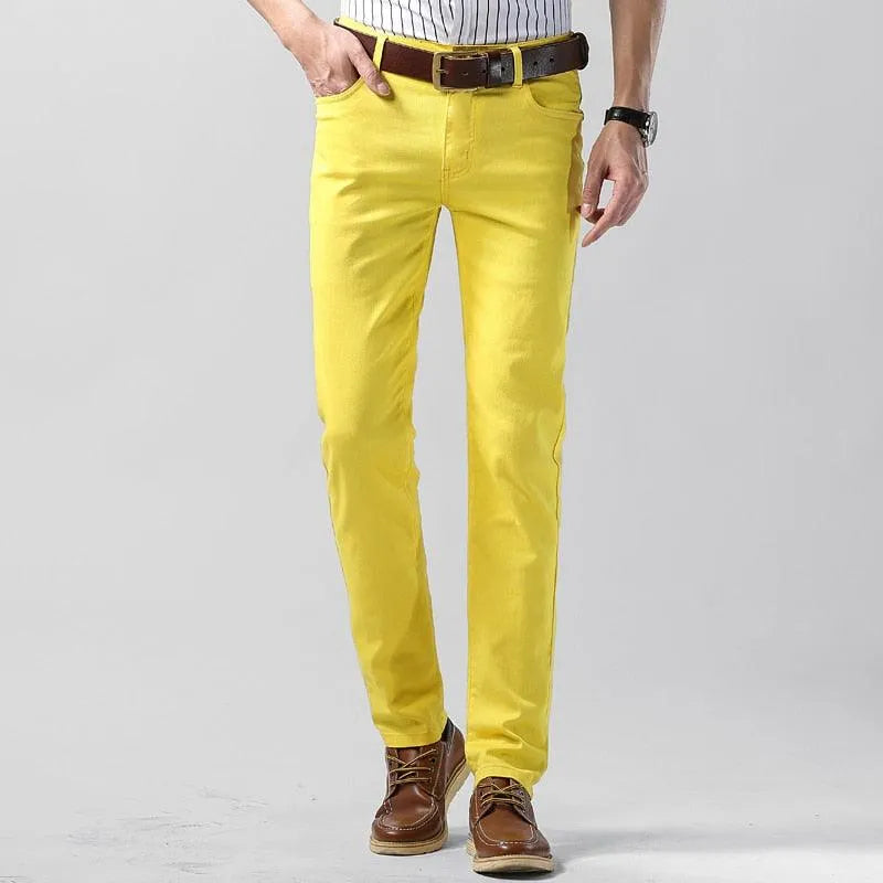 Trendy Colored Men's Trousers - Stylish and Comfortable