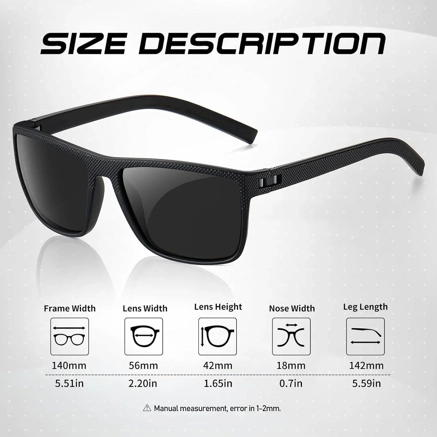 3-Pack Polarized Sunglasses – UV400 Protection